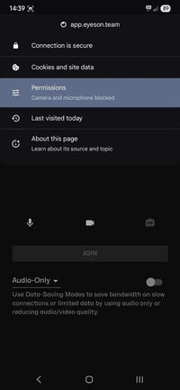 permission overview browser