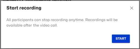 start recording