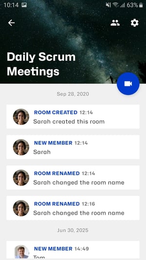 eyeson android room