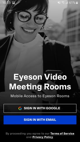 Eyeson Andoird App Login