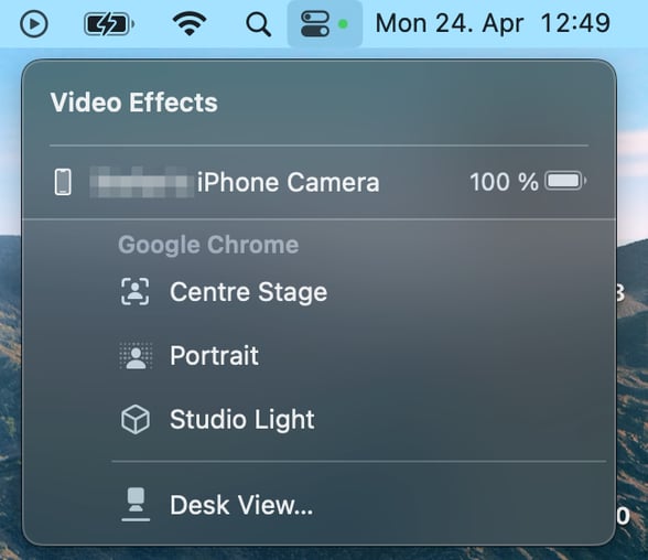 How to use the iPhone camera on your MacBook with Eyeson meetings