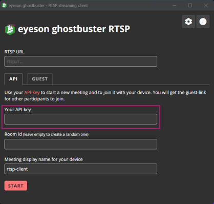 ghostbuster-RTSP-API