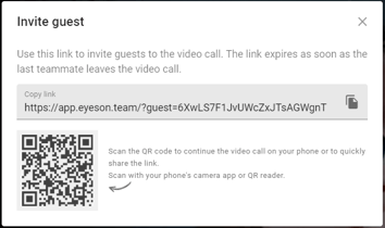 Invite guest