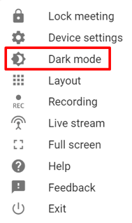 Dark mode