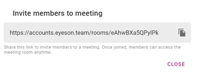 Invite members to a meeting