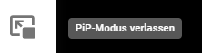 Screenshot PiP Modus verlassen